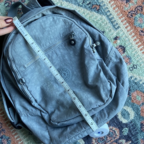 Kipling grey 14” backpack small size bag nylon kids school preschool - Picture 5 of 16